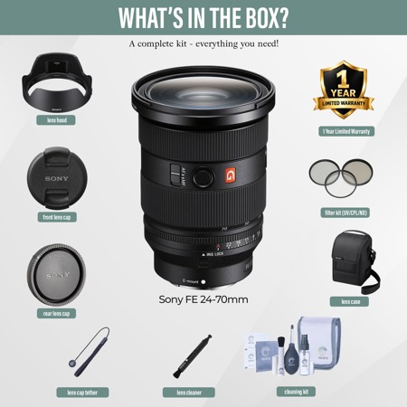 α7Ⅴ fe24-70f2.8gm2 アクセサリーセット Sony FE 24-70mm f/2.8 GM II Lens with Essentials Kit SEL2470GM2 EK